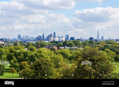 View of the London skyline from Primrose Hill London England United ...