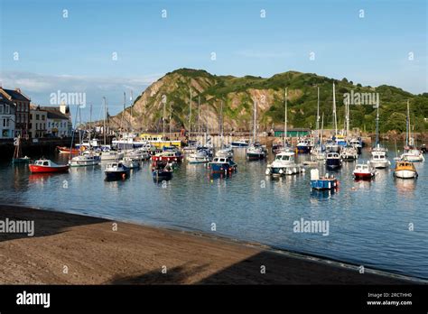 View of Ilfracombe harbour Stock Photo - Alamy