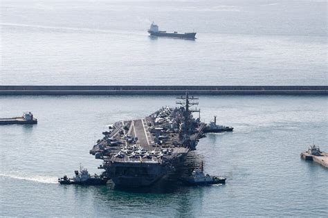 USS Ronald Reagan arrives in South Korea | ABS-CBN News