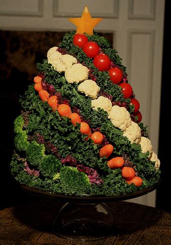 Christmas Tree Crudites by Jeanne Benedict