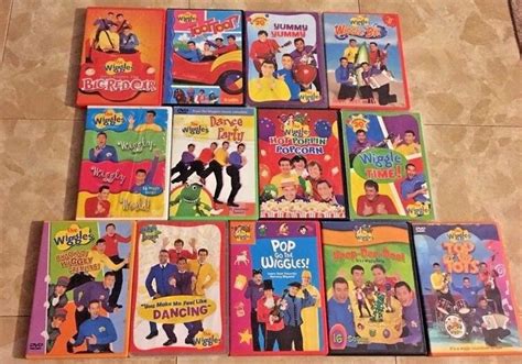 Wiggles DVD Lot Children 13 Red Car Musical DISNEY Educational Toddler Baby | Disney musical ...