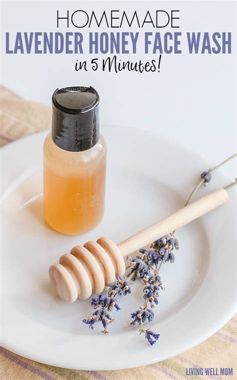 Homemade Lavender Honey Face Wash in Just 5 Minutes