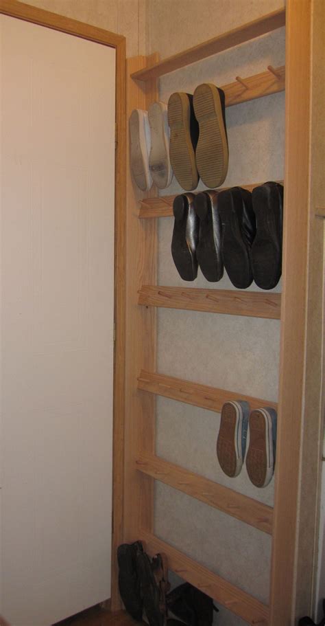 Awesome Wall Shoe Rack #shoerackwall | Diy shoe storage, Wall shoe rack, Wood shoe rack