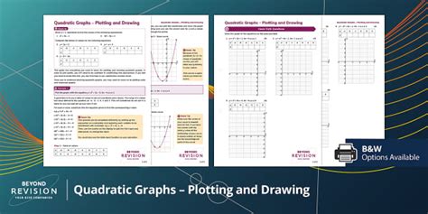 👉 Plotting Quadratic Graphs | Algebra | Beyond Maths Revision