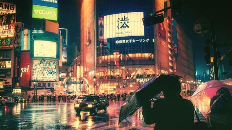 Japan Rain Wallpapers - Top Free Japan Rain Backgrounds - WallpaperAccess