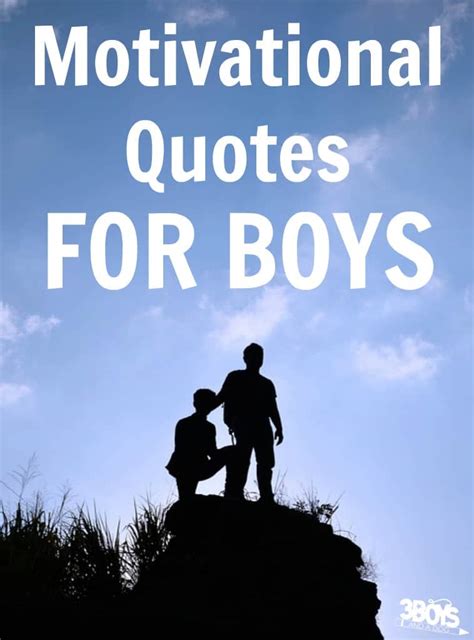 Motivational Quotes for Boys