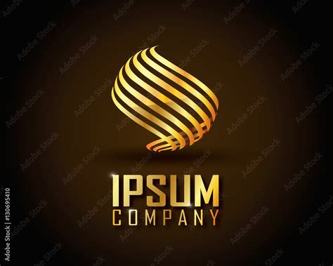 Gold Icon Logo Vector Stock Vector | Adobe Stock