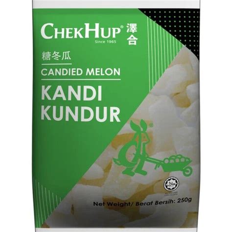 Chek Hup Candied Fruit Winter Melon/Kandi Buah Kundur Manis冬瓜糖250g | Lazada