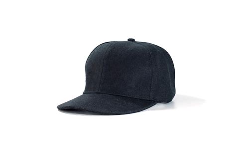 Premium Photo | Black fashion and baseball cap isolated on white