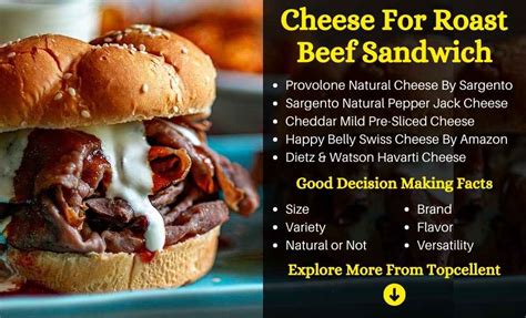 Best Cheese For Roast Beef Sandwich – My Top 5 Picks – Topcellent