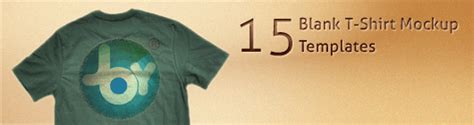 15 Blank T-Shirt Mockup Templates - Jayce-o-Yesta