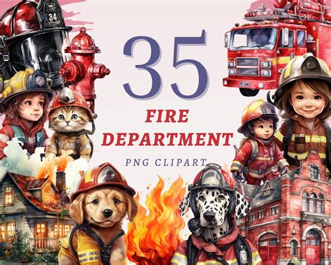 35 Fire Department Clipart, High Quality Transparent Pngs, Instant ...