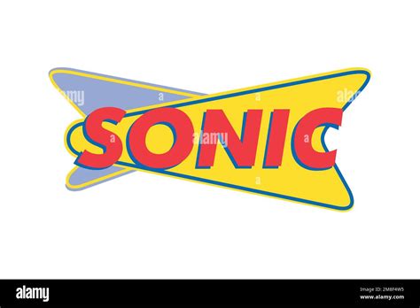 Sonic Drive In, Logo, White Background Stock Photo - Alamy