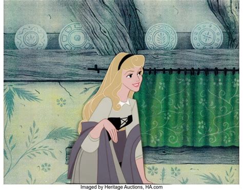 Sleeping Beauty Briar Rose Production Cel Walt Disney, 1959 by Walt Disney Studios on artnet