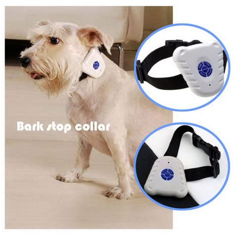 Ultrasonic Dog Anti Bark No Stop Barking Control Collar Train Training ...