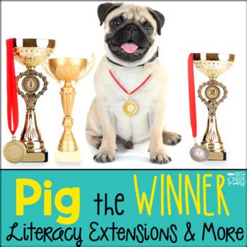 Pig the Winner Book Companion Activities Reading Comprehension Writing ...