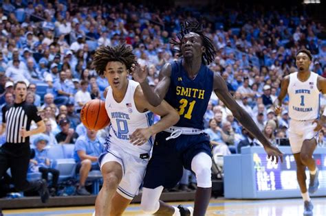 No. 1 UNC men's basketball opens season with 101-40 exhibition win over ...