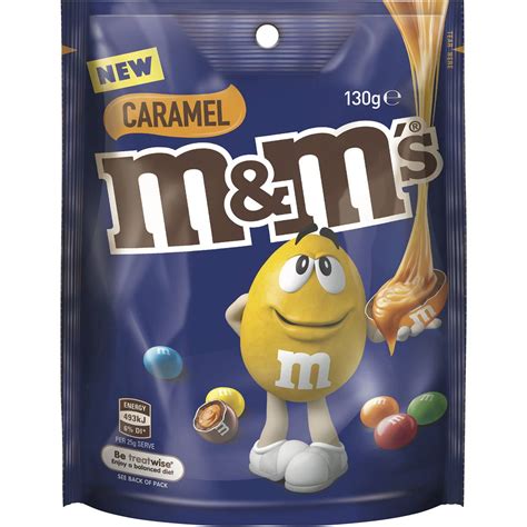 M&m's Caramel Chocolate Medium Bag 130g | Woolworths