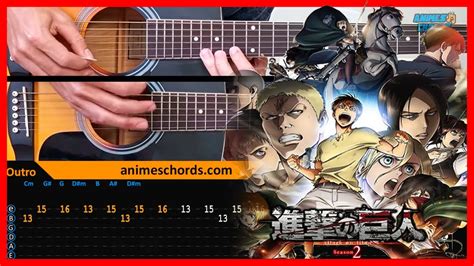 Attack on Titan Season 2 OP - Shinzou wo Sasageyo! Acoustic Guitar ...