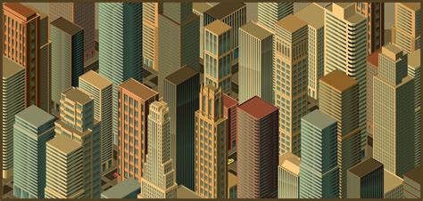 Isometric city- vector 14524338 Vector Art at Vecteezy