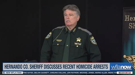 Hernando County sheriff discusses recent murder arrests - YouTube