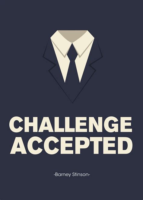 Barney Stinson Challenge Accepted Wallpaper