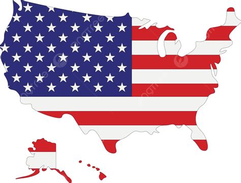 Map Of Usa Flag Usa Map Icon United States Map Vector, Usa Map, Icon, United States Map PNG and ...