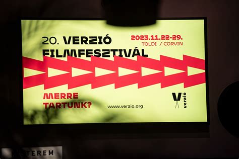 Verzió Film Festival 2023 Identity on Behance