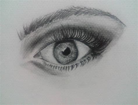 Eye drawing, shading, eye, pencil, real look | Realistic sketch ...