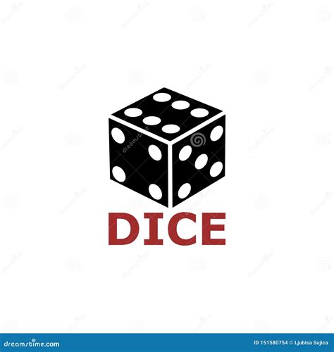 Abstract Game Logo, Dice Icon Stock Illustration - Illustration of ...