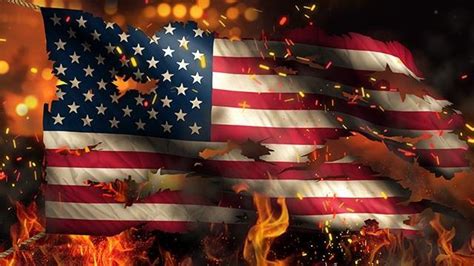 Destroy-America-Burning-Flag - The Washington Standard