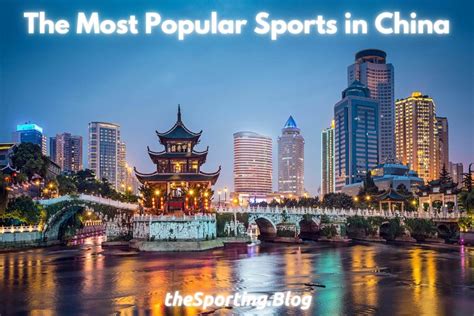 The Most Popular Sports in China — The Sporting Blog