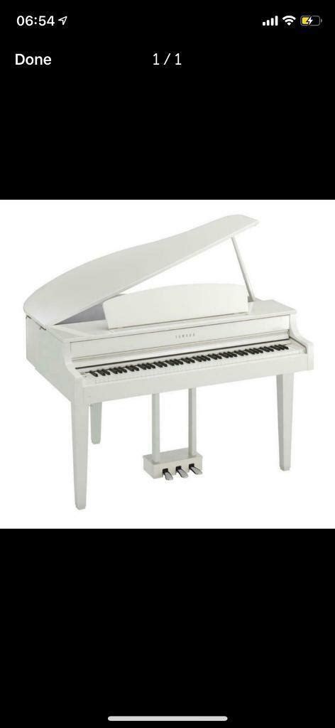 Yamaha Digital Baby Grand Piano White | in Islington, London | Gumtree