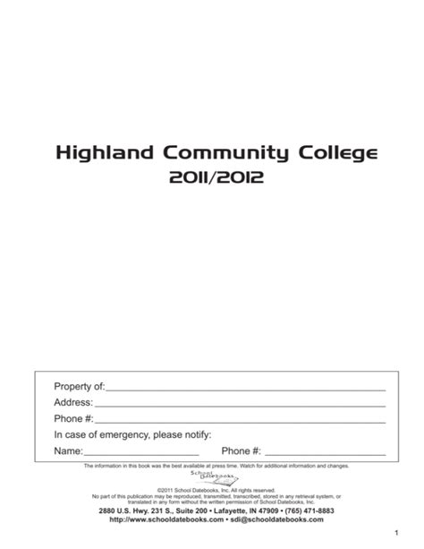 2012 - Highland Community College