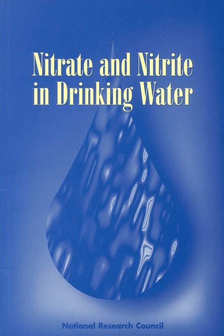 Nitrate and Nitrite in Drinking Water | The National Academies Press