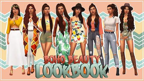 Sims 4 Boho Clothes CC