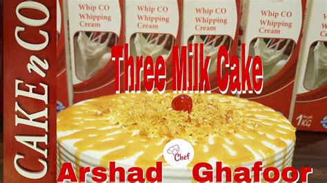 Three milk Cake / recipe by Cake n co - YouTube