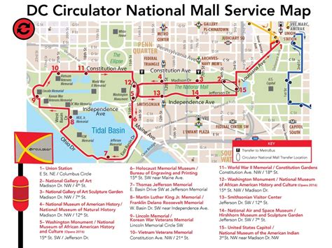 National Mall Walking Tour Map