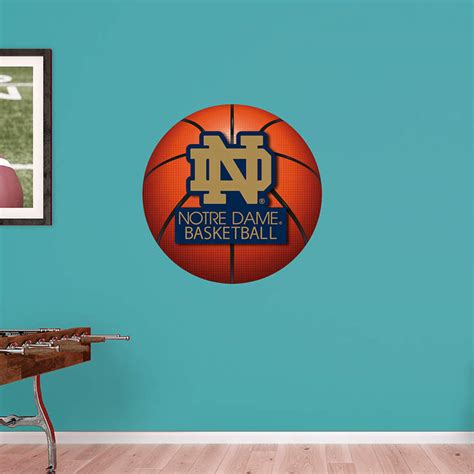 Notre Dame Fighting Irish Basketball Logo Wall Decal | Shop Fathead ...