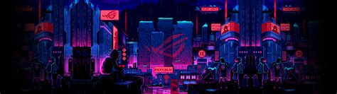 Asus Neon City [5120x1440] : r/WidescreenWallpaper