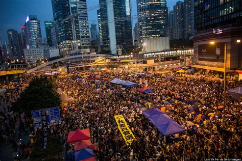 Hong Kong's Month Of Protests In 15 Incredible Photos | HuffPost