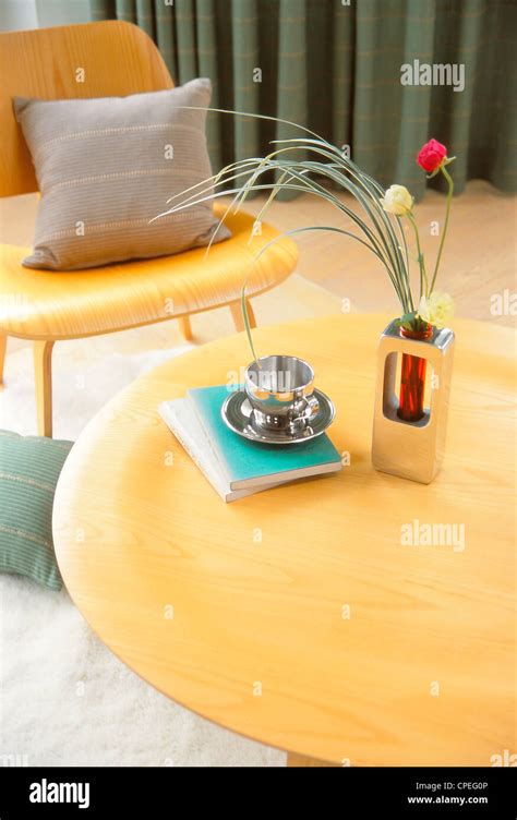 Trendy interior interior modern wood hi-res stock photography and images - Alamy