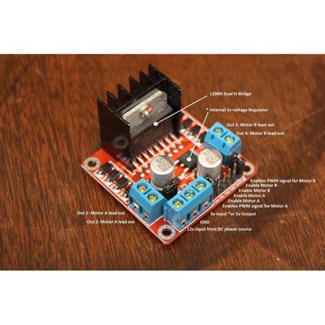 L298 2A Dual Motor Driver Module with PWM Control buy online at Low Price in India ...