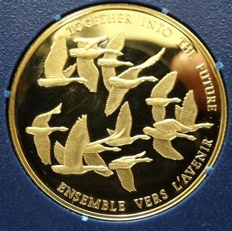 Canada - 100 dollars 1978 (PROOF) "Canadian Unity" goud