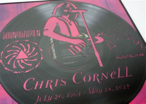 Chris Cornell Tribute Original Carved Vinyl Record | Etsy