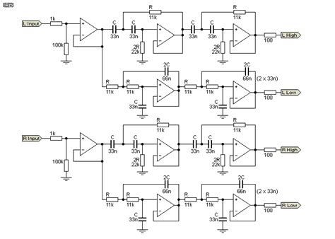 Linkwitz-Riley Electronic Crossover