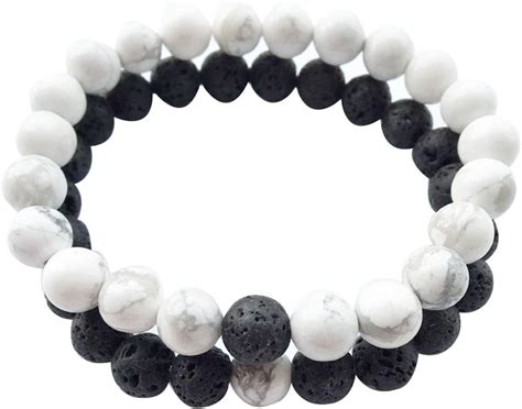 Amazon.com: Calm Lava Stone Diffuser Bracelet-stress relief, meditation, diffuse, yoga ...
