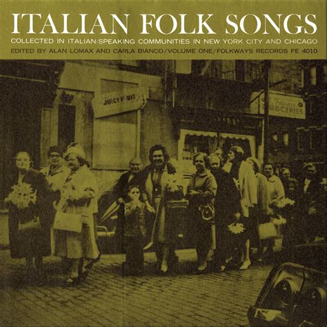 Italian Folk Songs | Smithsonian Folkways Recordings