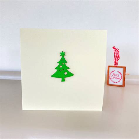 Christmas Tree Handmade Card By Chapel Cards