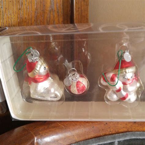 Holiday | Glass Snowman Ornaments | Poshmark